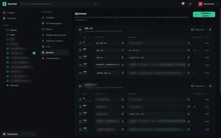 Показать: DNS-записи почтовых доменов